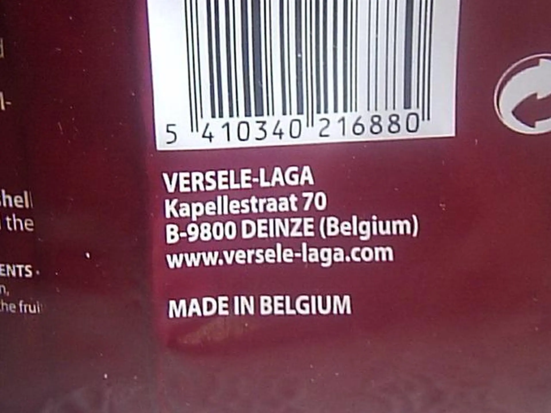 Made in Belgium.